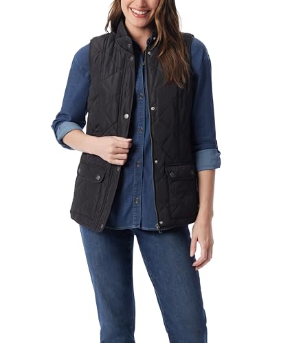 Gloria Vanderbilt Women's Casual Quilted Vest with...