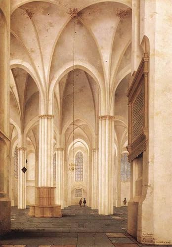 Lienzo de Pieter Jansz Saenredam con impresión de alta calidad en 60x90cm
