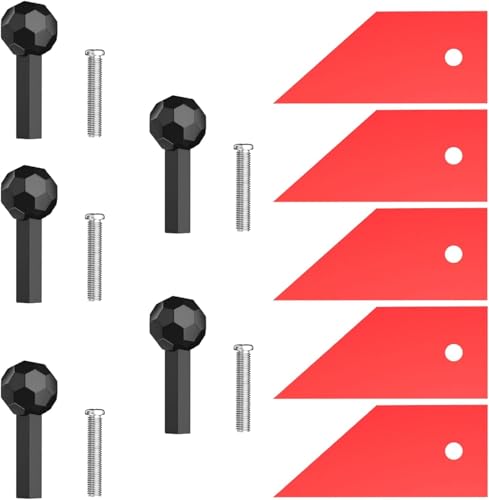 EBLIKI Accessory Kits for 24 inch Prize Wheel with 5 Sets of Pegs and 5 Red Poninters