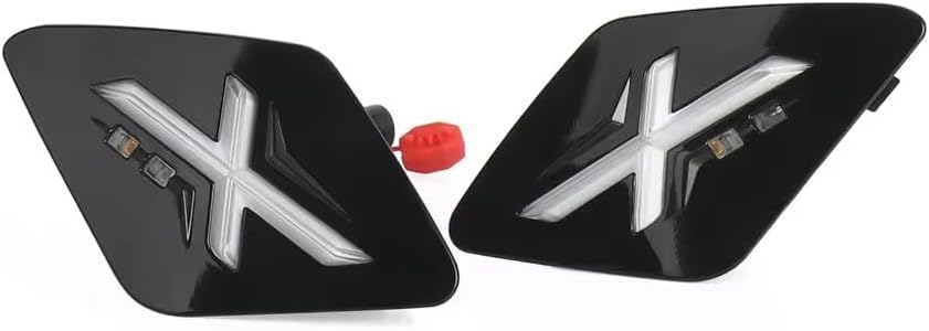 Motorcycle LED Front Rear Turn Signal Indicator Daytime Running Light Kit NEW For Vespa GTS 300 gts300 GTS300 2023 2024 2025 (Rear - GTS)