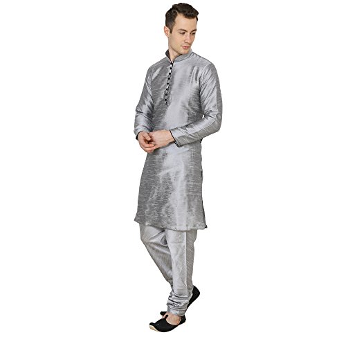 Image of Royal Kurta Men's Silk Blend Kurta Pyjama Set