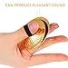 EPIGEIST 10Pcs Mini Copper Finger Cymbals Small Percussion Instruments for Belly Dance Finger Instrument with Carrying Bag