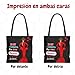 IllustrArte Pack bolso tote Málaga 43x43 María Rojo frase + neceser Granada 22x17 María Rojo liso Imagen de IllustrArte Pack bolso tote Málaga 43x43 María Rojo frase + neceser Granada 22x17 María Rojo liso