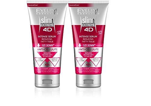 Lot of 2 Eveline Cosmetics Slim Extreme 4d Intense Serum Reducing Fatty Tissue