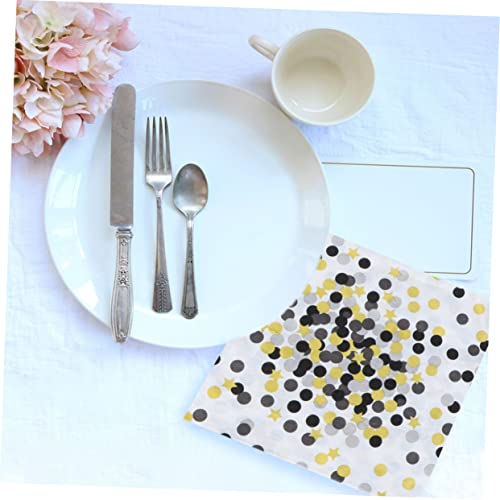 Serviettes en feuille d'or de boisson et de dîner pour une table d'exception - 4