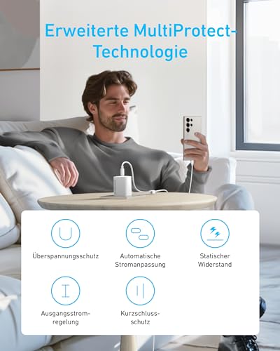 Anker 45W USB C Ladegerät,iPad Ladegerät, PPS-Schnellladen Netzteil – Ansicht 3