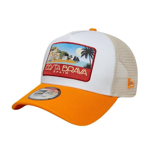 New Era Ne Location Patch Trucker 810 - Laranja MED Tamanho Ăšnico