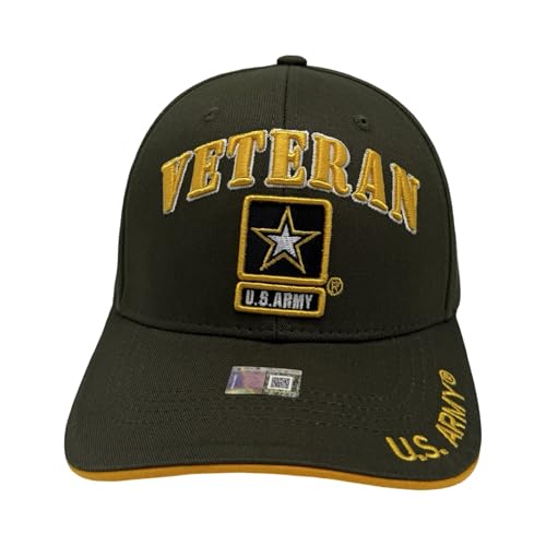 Image of US Army Veteran Hat for Men - Officially Licensed Military Baseball Cap, for Veterans