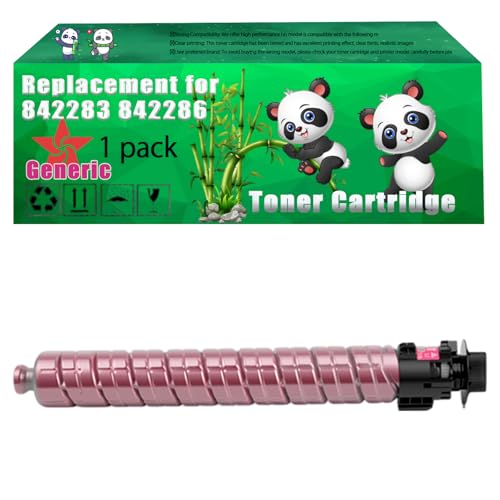 Image of Replacement 842283 842286 842285 842284 Toner Cartridge Compatible for Ricoh IM C4500 C4500A C5500 C5500A C6000 Printers, Up to 33000 Pages, Vivid Colors, Contains Chip (1 Pack Magenta)
