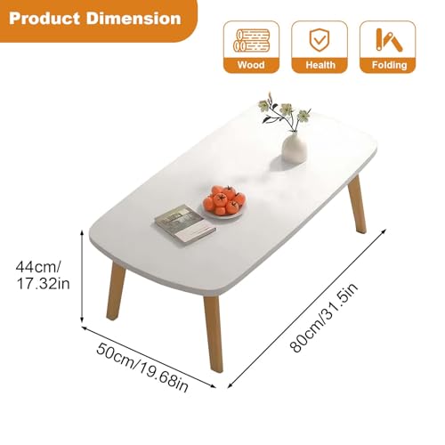 Table de jardin pliante bois table basse balcon compacte petite taille
