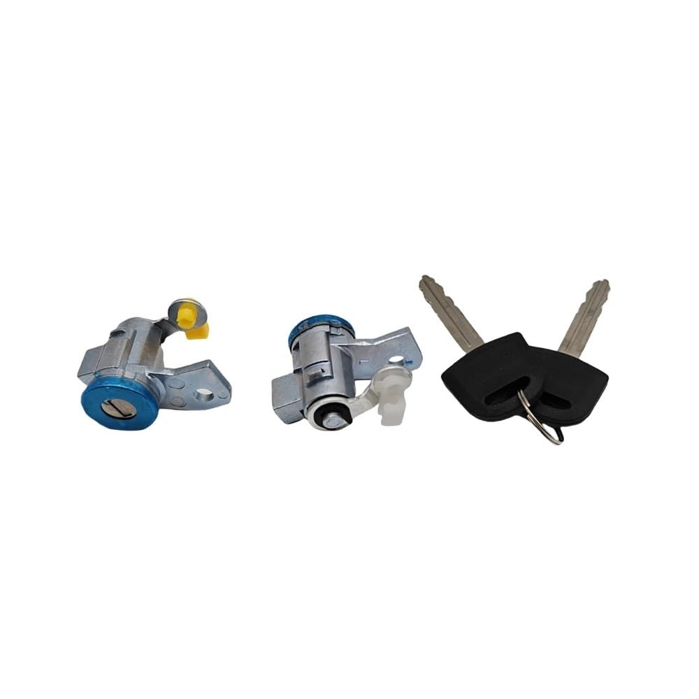 Hzsmyxgs One Color Car Lock Barrel 8973765610 8973765620 Compatible With Isuzu For Dmax For Rodeo Car Ignition Switch Left Right Door Lock Cylinder Key