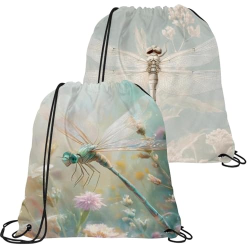 Sac à cordon imperméable fleuri pour vos séances de gym, voyages et sorties à la plage