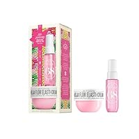 Sol de Janeiro Beija Flor Party of Two Holiday Gift Set | Beija Flor Elasti-Cream 2.5 fl oz & Cheirosa 68 Perfume Mist 1 fl oz | Beauty Minis | Limited Edition | Travel Size Trial Set