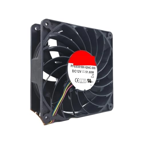 Ventilateur de serveur 140 mm Sunon PFE0381BX-Q04C-S99 avec flux d'air puissant 12V axial