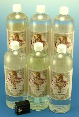 Courtney's Candles Liter Gift Pack Fragrance Lamp Oil and Free Wick Sampler
