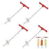 Spiralschneider Gemüse, 4 Stück Set für gesunde Gemüsespiralen, Dekorative Snackzubereitung für Partys, Einfache Handhabung für tägliche Mahlzeiten und Outdoor-Kocherlebnisse, Praktische Spiralschneid