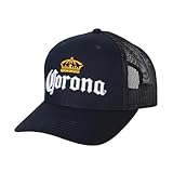 Corona Embroidered Logo Navy Trucker Hat
