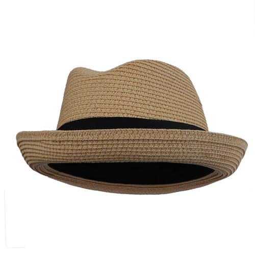 Kids Straw Hat Breathable UV Protection Summer Sun Hat Lightweight Wide Brim Outdoor Beach Cap for Boys and Girls2