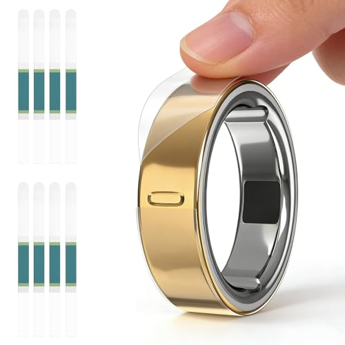 Ultra-Thin Clear Cover for Oura Ring Gen 4/4 Ceramic/Gen 3, Invisible Anti-Scratch Protective Film, Slim Smart Ring Prot - Detailed View