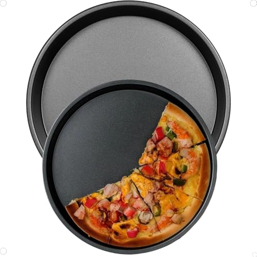 kit com duas Formas para Pizza Redonda de 36 cm e 29cm Antiaderen...