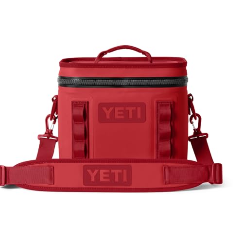 YETI Hopper Flip 8 Portable Cooler, Rescue Red