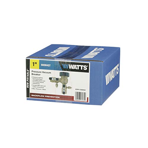 Watts 388002 800M4-Qt Anti-Siphon Pressure Vacuum Breaker Quarter Turn Shutoff thumb #2