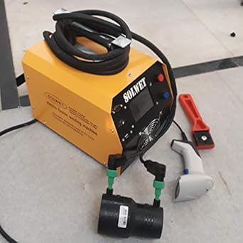 HDPE Electrofusion welding coupler fitting machine 20 to 315mm touch screen with 500Memory storage with scanner and scrapper
