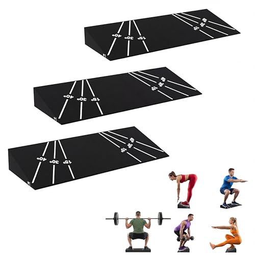 Bloques para sentadillas SierraSquad, 3 unidades, inclinación 15° miniatura 1