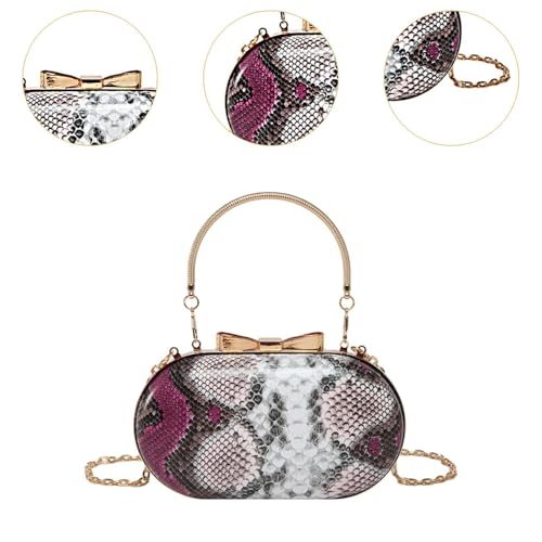 Women Crossbody Bag with Detachable Chain Clutch Purse for Dating, Fashion Shows4