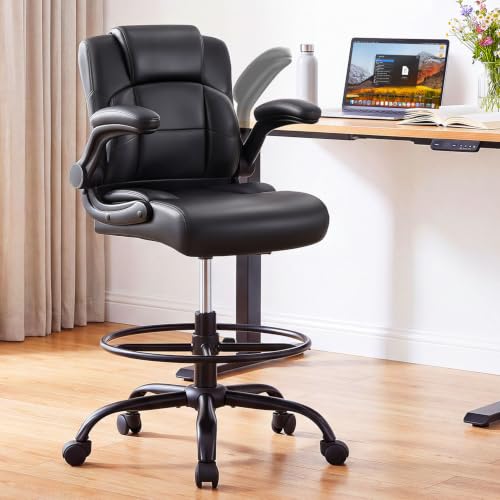 JMYMRY PU Leather Drafting Chair