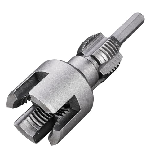 Elektrische Bohrmaschine Kompatible PVC Rohr Threader PVC Gewinde Maker Werkzeug Für Elektrobohrer 1/2 Zoll 3/4 'Kunststoff Fadener Integrierter Interner Und Externer Gewinde Werkzeug
