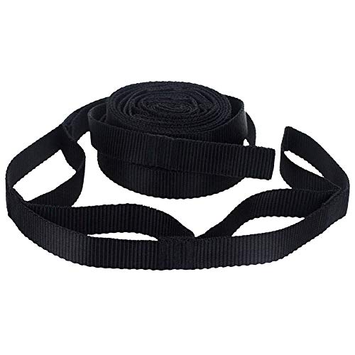 2Pcs Hammock Straps - Hammock Tree Straps Set,No Stretch Suspension System Kit,200Cm Adjustable Outdoor Tree Hanging Yoga Tied Rope Belt For Camping Hiking #TOP1