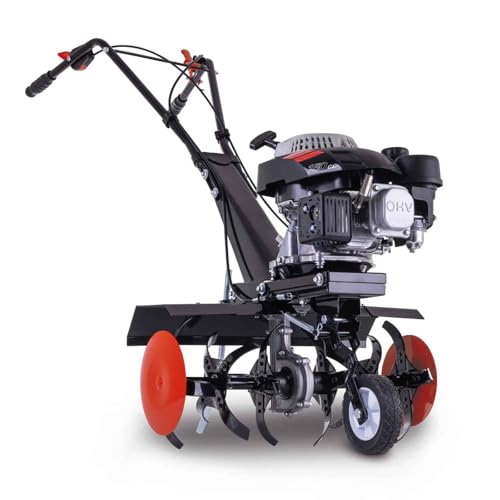 Scheppach MTP560 Petrol Tiller Cultivator 150cc 4-Stroke Engine 560mm Width 260mm Depth 24 Blades