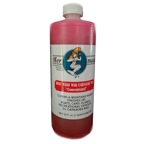 Mer-Maids Boat Wash Cera 2% Carnauba 1 Quart miniatura 1
