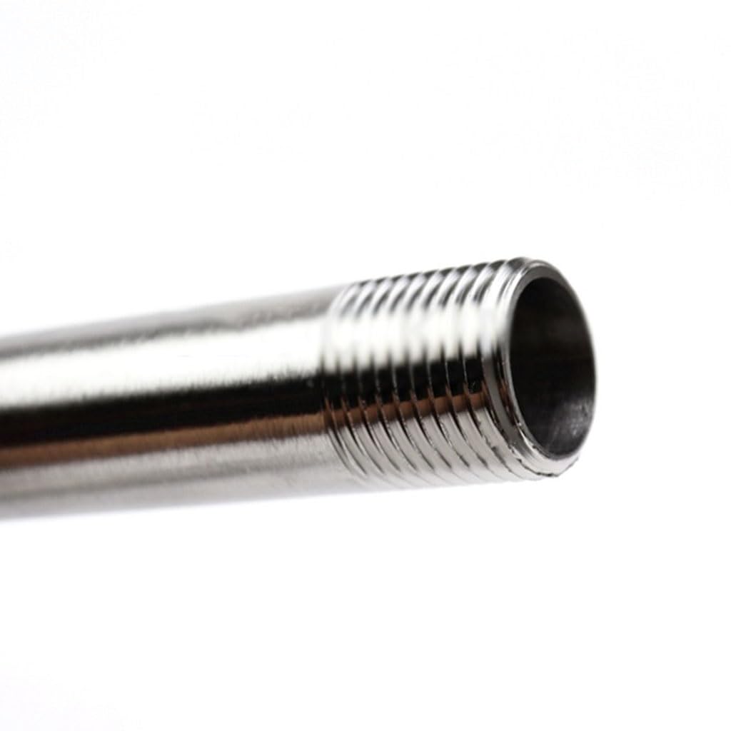 VAMIUR Tubo De Acero Inoxidable De Rosca Macho De 1 "1-1/4" 1-1/2 "2", Conector De Instalación De Tubería De Tubo De Extensión De 100/150/200/250/300mm, 1 Uds. (Size : 200mm, Color : 1")