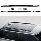 Lot de 2 barres de toit noires pour Land Rover Defender 90 2020 2024