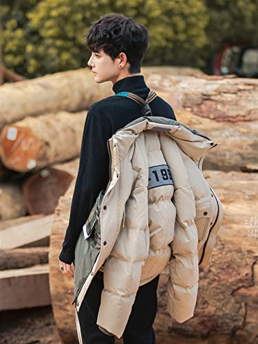 TIYRUS Jaqueta de inverno masculina parágrafo curto espessamento quente curto roupa de trabalho jaqu