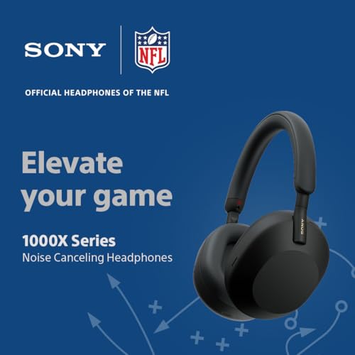 Sony WH-1000XM5: Top Wireless Noise-Canceling Headphones with Soft Synthetic Leather, Integrated V1 Processor, 4 Microphones, and 30-Hour Battery Life in Black