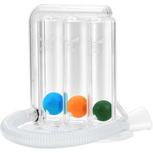 Image of Aika 3 Ball Spirometer Lung Exerciser | Incentive Spirometer for Adults | Breathing Exercise Machine for Lung Capacity | Respirometer for Deep Breathing, COPD, Recovery & Respiratory Training