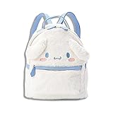 Material: la bolsa de felpa está hecha de piel de conejo de alta calidad, muy suave y lisa, tan tierna como tú, y el material es muy amigable para los niños, y a tus hijos les encantará esta adorable bolsa.