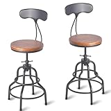 BOKKOLIK Industrial Bar Stools...