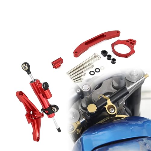 Accessoires Moto Support de Montage Amortisseur Direction FZ1 Fazer Rouge Rosso