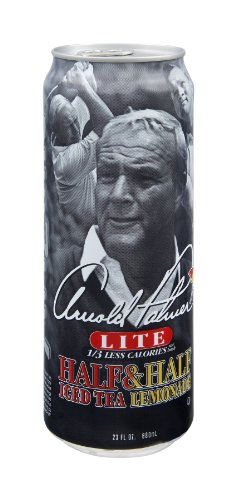 Arnold Palmer Lite Half & Half Iced Tea Lemonade, 23 oz (Pack of 12)