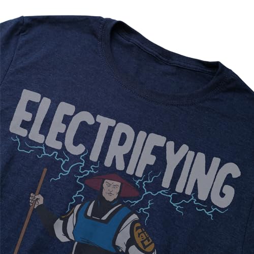 Popfunk Official Mortal Kombat Klassic Raiden I'm Electric Adult Unisex Classic Ring-Spun T-Shirt2