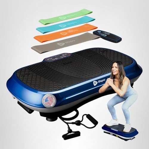 lifepro vibration plate amazon LifePro Rumblex Plus 4D Vibration Plate Exercise Machine main image 1