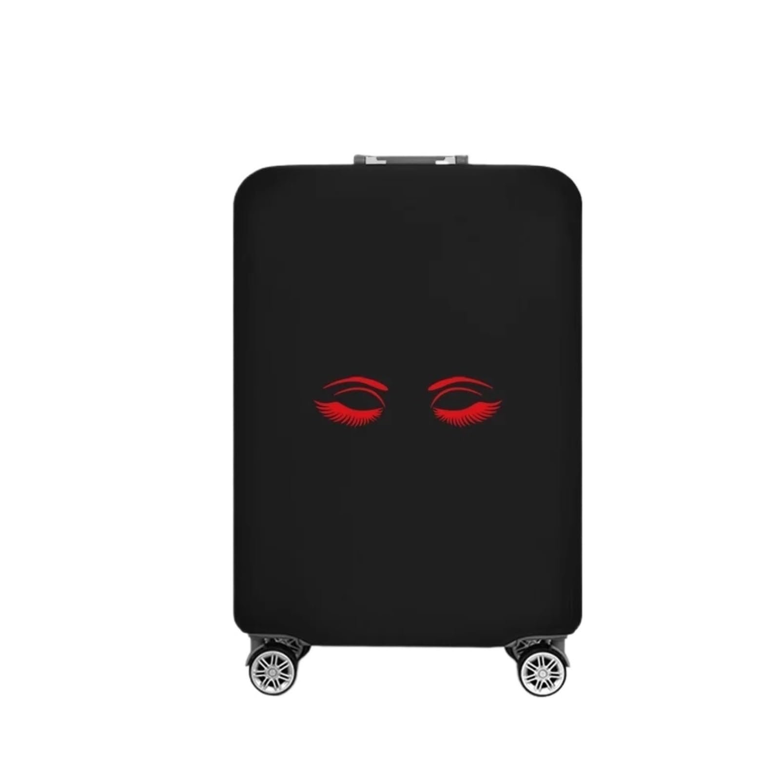 2 pezzi di coperture for bagagli, for valigie, modelli divertenti da viaggio, accessori, custodia protettiva for trolley Per Valigie(Black M,XL)
