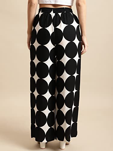 Image of Pistaa's Women's Regular Fit High Rise Palazzo