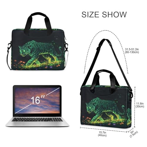 Bolso para laptop portátil 15.6 pulg con correa y asa miniatura 5