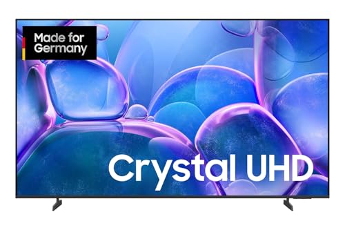 Samsung Crystal UHD 4K U7099F Téléviseur LED 65' (163 cm), processeur Crystal 4K, MetalStream Design, SmartThings, Knox Security, hub de jeu, mise à l'échelle AI, contenu gratuit, Smart AI TV (2025)