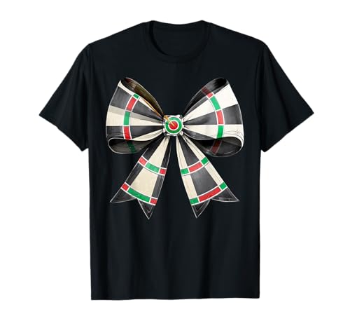 Coquette Bow Dartspielerin, Muttertag, rosa Schleife, Mama T-Shirt